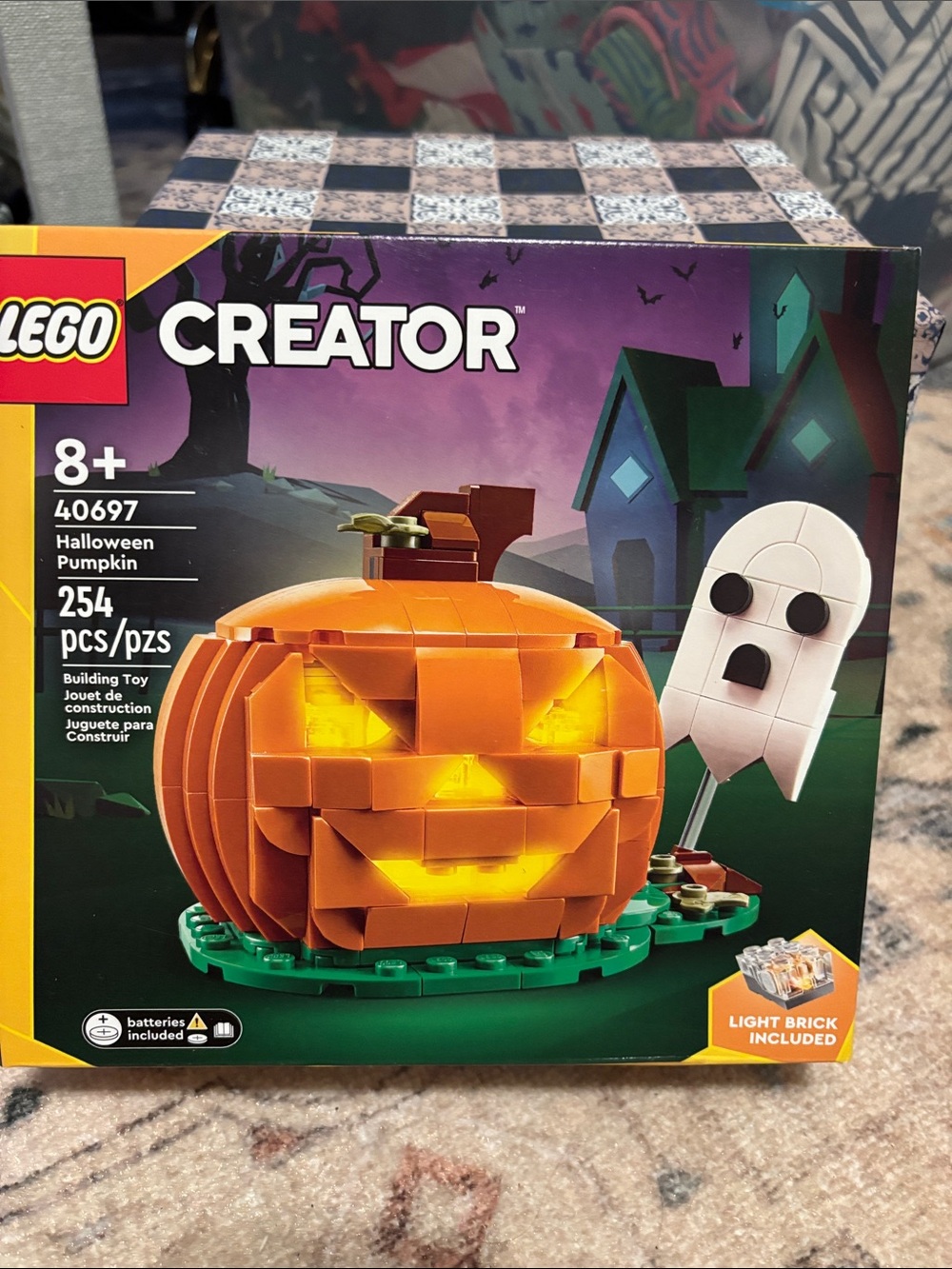 NWT and unopened. Lego creator pumpkin. Lights up!